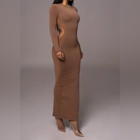JLUXLABEL Pecan Break Away Maxi Dress - Picture 1 of 2
